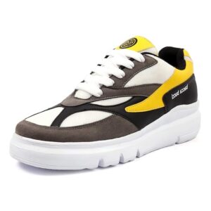 Men's Fashion Sneakers Lace-Up Trainers Basketball Style Walking Shoes